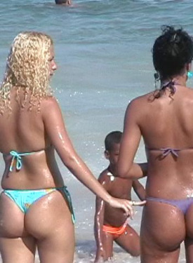 Brazilian topless beach