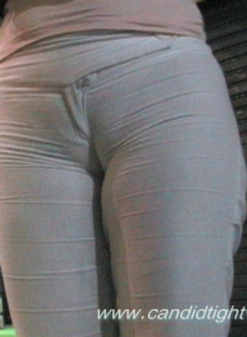 Tight candid asses in jeans and spandex